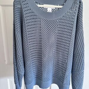 Workshop Republic Clothing Open Weave Sweater - NWOT